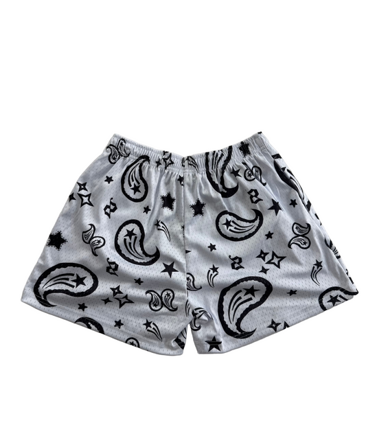 Galaxy Blanc Shorts