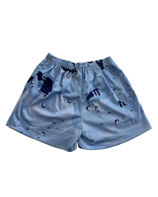 Azure Monogram Shorts